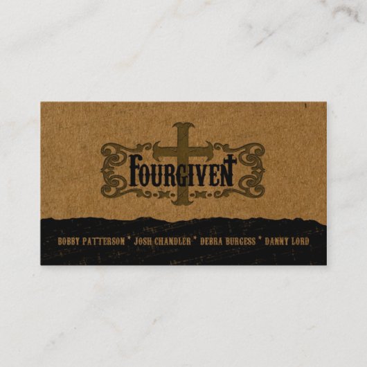 FOURGIVENの規則的な横の名刺 名刺 (正面)