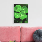 Fourleaf Clover Painting - Still-Life Illustration キャンバスプリント (インサイチュ (リビング))
