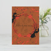 fourmi, affirmation positive ,phrase inspirante 招待状 (スタンド正面)