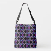 Fourre-tout bandoulière Jimette Design zigzag クロスボディバッグ (裏面)
