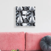 foursome – 男性の顔パズル キャンバスプリント (インサイチュ (リビング))