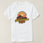 Fourth Grade Adventure | 4th Grade Teacher Tシャツ (デザイン正面)