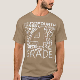 Fourth Grade Doodle Back To School Student Teacher Tシャツ