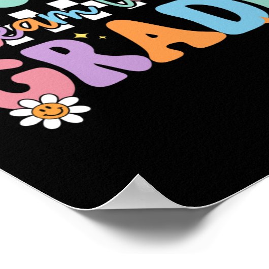 Fourth Grade Dream Team Back To School 4th Grade T ポスター (角)