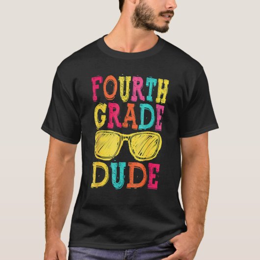 Fourth Grade School Summer  Back To School Summer Tシャツ (正面)