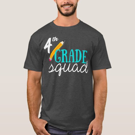 Fourth Grade Squad Teachers Shirt 4th Graders Tシャツ (正面)