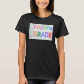 Fourth Grade Team Cute Doodle School Kids Teacher  Tシャツ (正面)