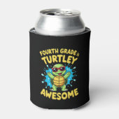 Fourth Grade Turtle-y Awesome First Day of Fourth  缶クーラー (缶正面)