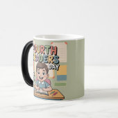 Fourth Graders Day January Holiday Mug モーフィングマグカップ (正面左)