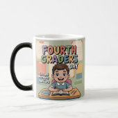Fourth Graders Day January Holiday Mug モーフィングマグカップ (左)