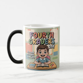 Fourth Graders Day January Holiday Mug モーフィングマグカップ