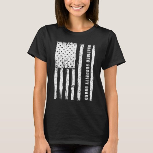 Fourth of July  for Men unarmed security guard Tシャツ (正面)