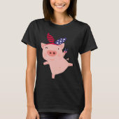 Fourth of July Pig Tシャツ (正面)