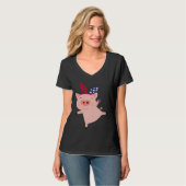 Fourth of July Pig Tシャツ (正面フル)