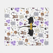 Fourth Wing Book Club Fleece Blanket Throw フリースブランケット (正面(横))