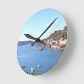 Foweyの柱時計 ラウンド壁時計 (傾斜)