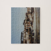 Fowey港の船 ジグソーパズル (縦)