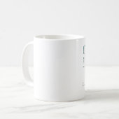 Fowey、コーンウォール コーヒーマグカップ (正面左)