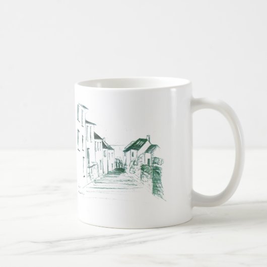 Fowey、コーンウォール コーヒーマグカップ (右)