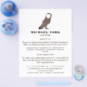 Fowlロゴ、法律広告サービス チラシ (シングル)