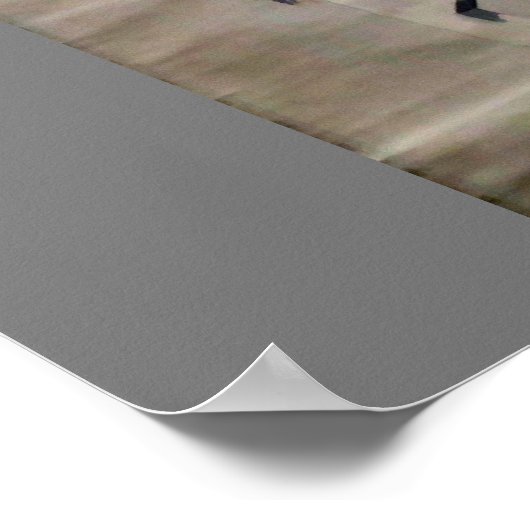 Fowl in Snow渡辺聖亭 ポスター (角)