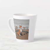 Fox カフェラテマグ (左アングル)