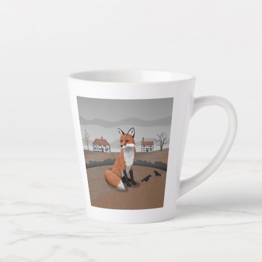 Fox カフェラテマグ (右)