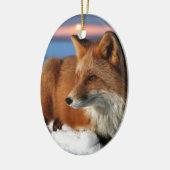 Fox セラミックオーナメント (左)