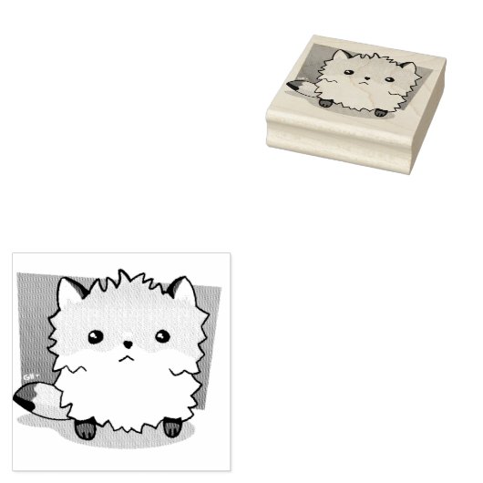 Fox ラバースタンプ (押印)