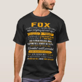 FOX 完全不可解 Tシャツ (正面)