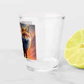 Fox and a full moon ショットグラス (右)