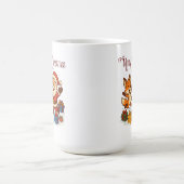 Fox and Santa Christmas Mug コーヒーマグカップ (中央)