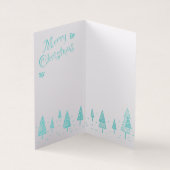 Fox and Tree Christmas Card: Simple (内部)
