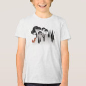 Fox and Woods Kid's トライブレンドＴシャツ (正面)