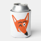 Fox Animal Cartoon Cunning Devious Evil Eye 缶クーラー (缶正面)
