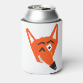 Fox Animal Cartoon Cunning Devious Evil Eye 缶クーラー (缶裏面)