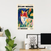 Fox Art Print Éclair Renard French Exhibition ポスター (ホームオフィス)