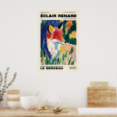 Fox Art Print Éclair Renard French Exhibition ポスター (キッチン)