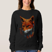 Fox Artwork  Animal  Animal Fox 17 スウェットシャツ (正面)