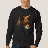 Fox Artwork  Animal  Animal Fox 4 スウェットシャツ (正面)