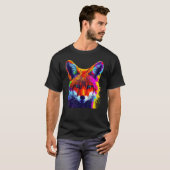 Fox Artwork  Animal  Animal Fox 6 Tシャツ (正面フル)