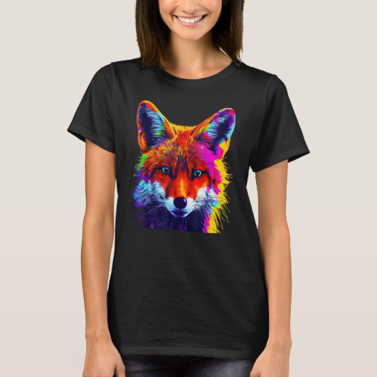 Fox Artwork  Animal  Animal Fox 6 Tシャツ (正面)