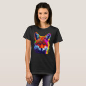 Fox Artwork  Animal  Animal Fox 6 Tシャツ (正面フル)