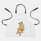 Fox as Bride with Veil エプロン (正面)