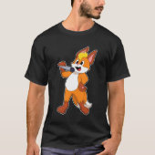 Fox as Singer with Microphone Tシャツ (正面)