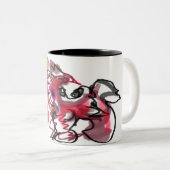 Fox autumn love ツートーンマグカップ (正面右)