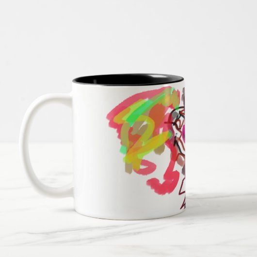 Fox autumn love ツートーンマグカップ (左)