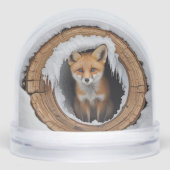 Fox baby in the winter (正面)