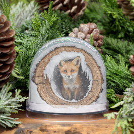 Fox baby in the winter