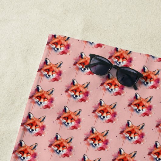 Fox Beach Towel ビーチタオル (インサイチュ)